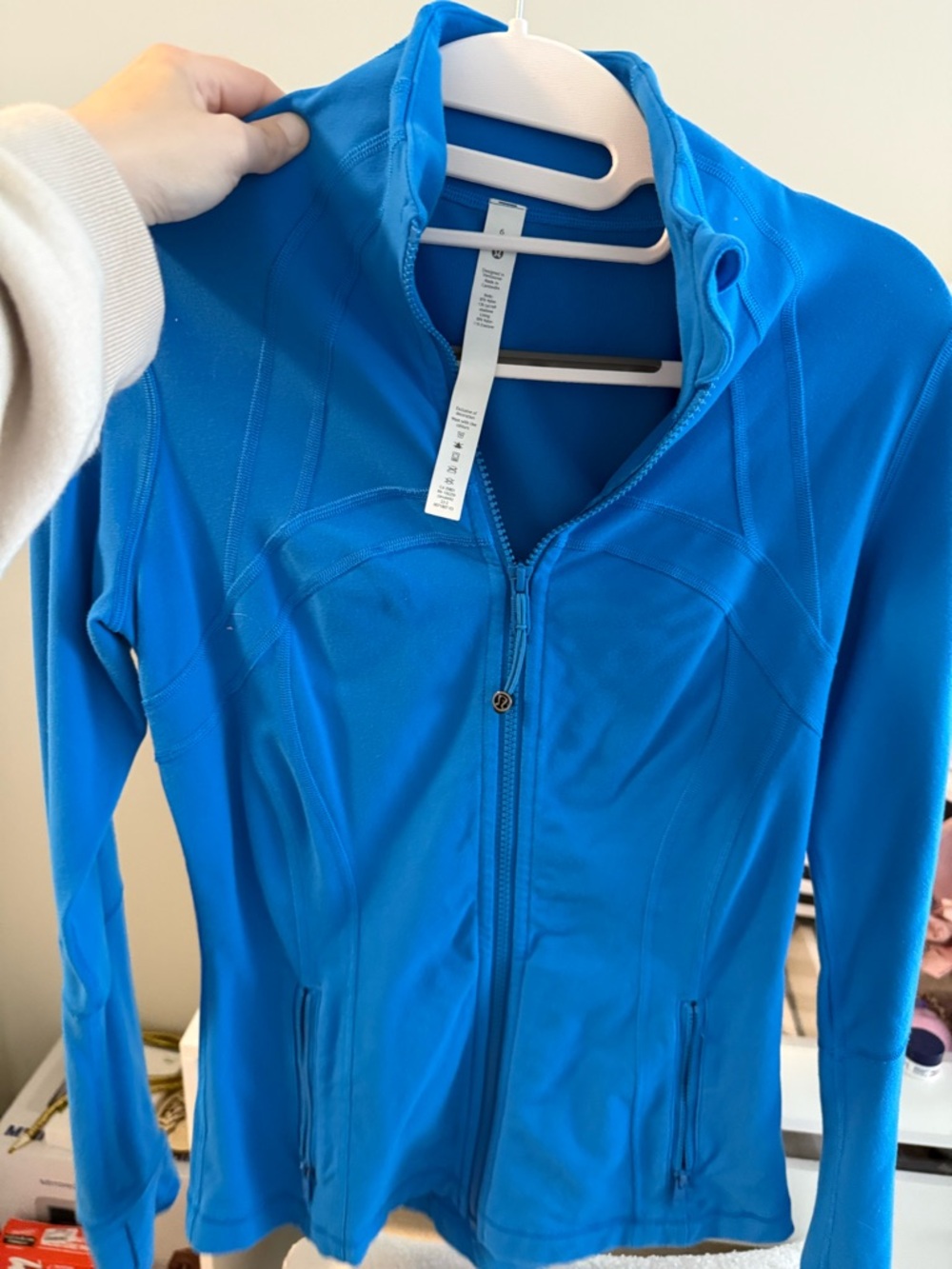 Blue Full-Zip Women's Active Jacket